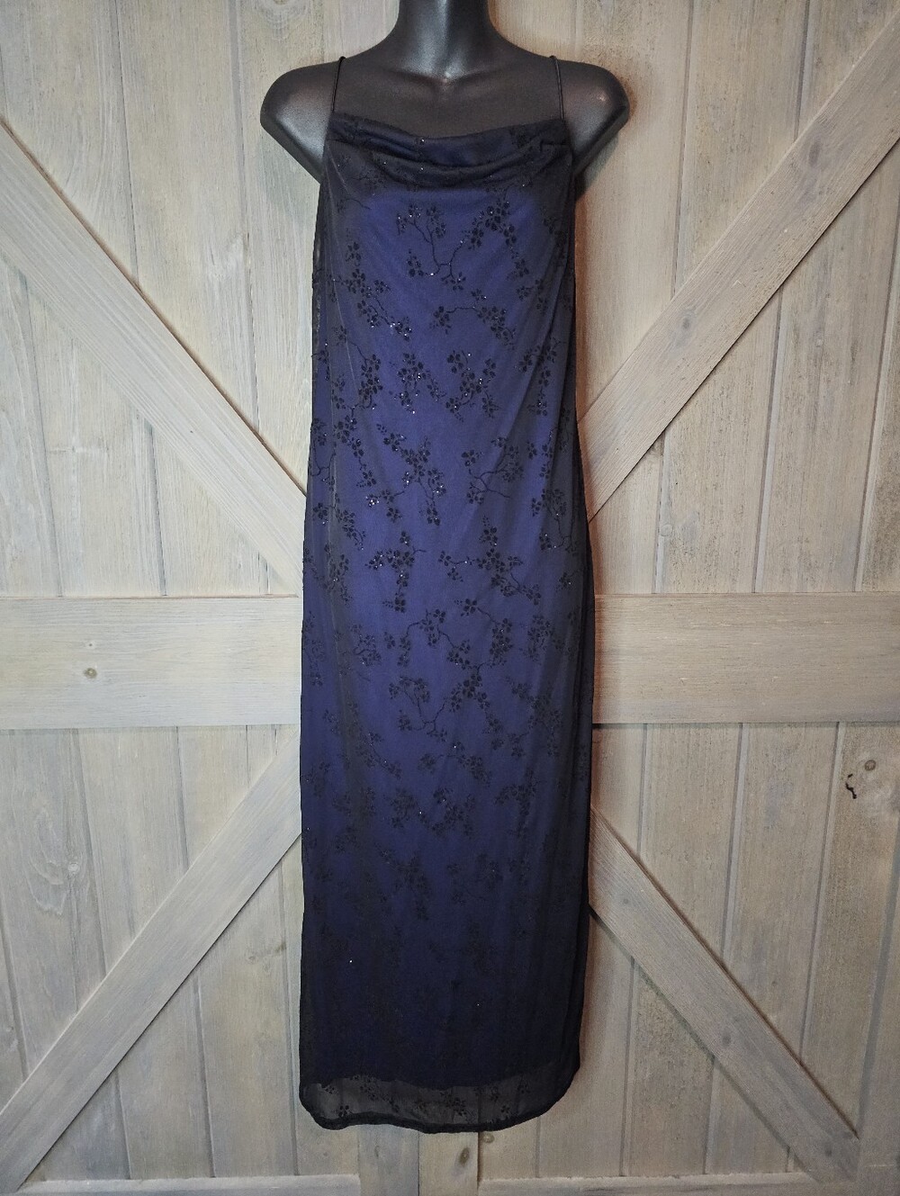 Y2k Fashion Bug Goth Vampy Maxi Dress sz Small